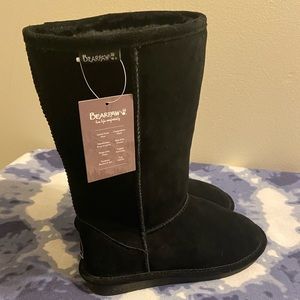 BearPaw Emma Tall Black Boots